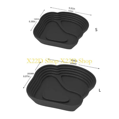X22D Natural Reptiles Bathing Bowl Plastic Multiple Step Design Soaking Pool with Ramps For Turtles Feeding Habitat