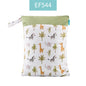 HappyFlute Baby Diaper Bags Double Zippered Wet/Dry Bag Waterproof Wet Cloth Diaper Backpack Reusable Diaper Cover WetBag