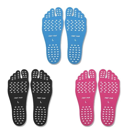 Non-slip Beach Adhesive Anti Slip Invisible Foot Pads Insulation Protection Mats Barefoot Stick Insoles Footpads Sticker Shoes