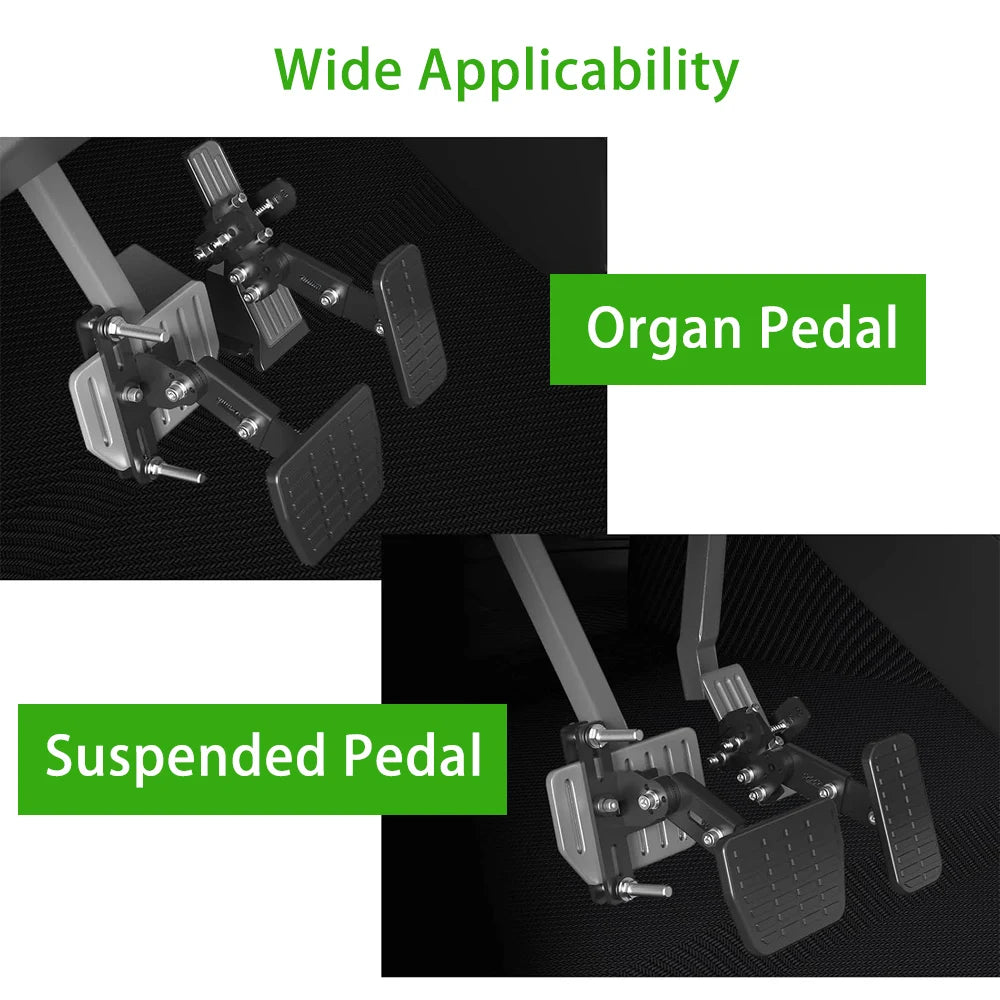 Gas and Brake Pedal Extenders Suitable For Most Vehicles Pedal For Go Kart Adjustable Length Angle Auto Vehicles Brake&Accelerat