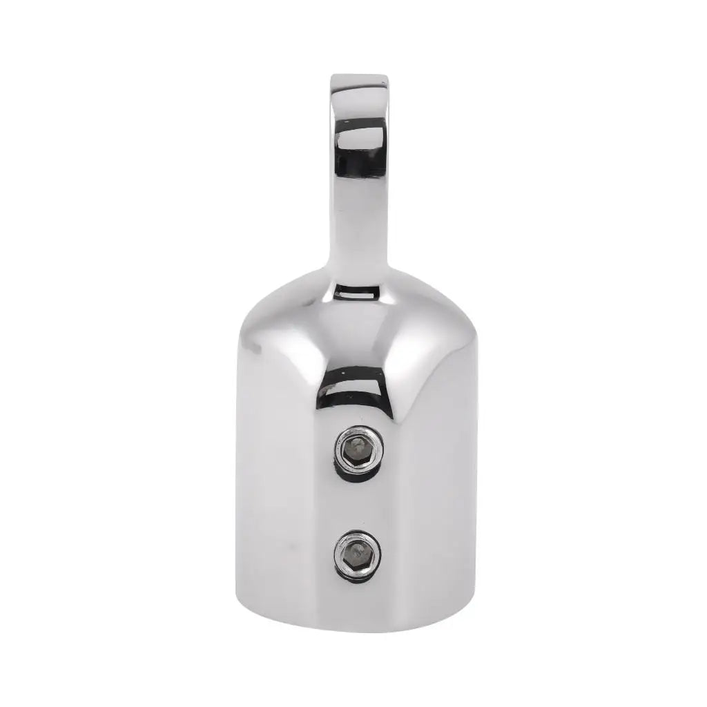 4 Pieces Heavy Duty Marine Boat EyeTube End Cap Stainless Steel Bimini Top Fitting Hardware 25mm Canopy External Pipe Eye End