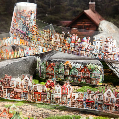 Mr.Paper kawaii Wacky House Series House Landscaping Tape DIY handbook decorative tape stickers student supplies washi tape set