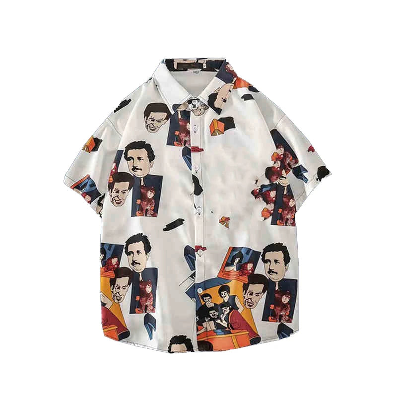 2025 Summer Men's Panda Hawaiian Shirts Loose Breathable 3d Printed Short Sleeve Beach Casual Shirts Hip Hop Streetwear