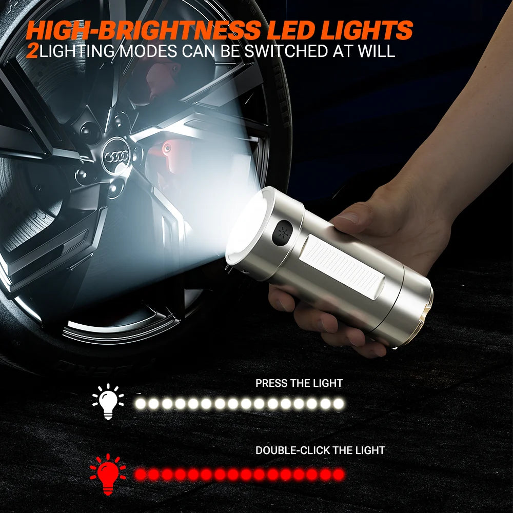 SZUK Car Vacuum Cleaner Portable Blower Handheld Cleaning Machine with LED Light Powerful Wireless Mini Vacuum Cleaner for Car