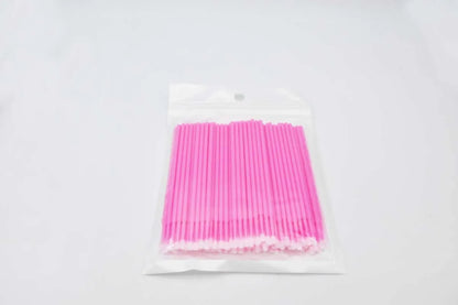 100 Pieces Car Maintenance Micro Brush - Disposable Paint Touch-Up Brush Small Tip for Auto Detailing Accessories