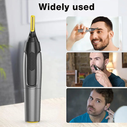 Nose Ear Face Trimmer Electric Shaving Safe Face Care Nose Hair Trimmer For Men Shaving Hair Removal Razor Beard