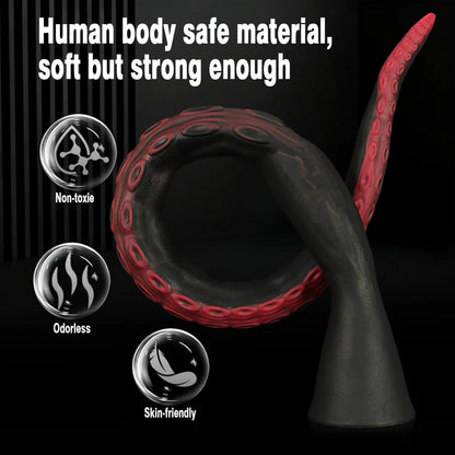 50-100cm Super Long Anal Whip Octopus Anal Plug Silicone Suction Cup Bdsm Buttplug Dilatdor Anal Xxl Sex Toys Women Men Sex Shop