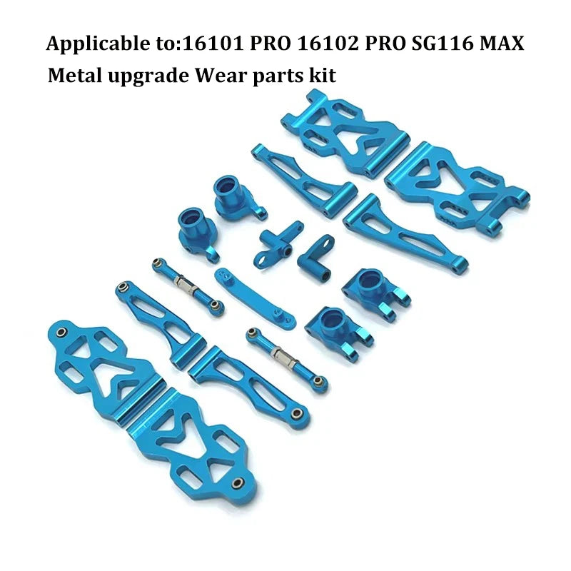 16101 PRO 16102 PRO SG116 MAX PRO RC Car 1:16 Blue Upgraded Metal Spare Parts Model 4WD/ Original Spare Parts Drive Shaft Gear