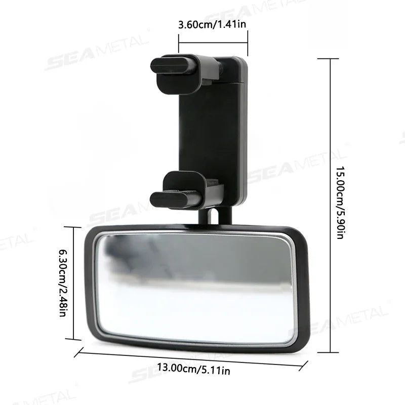 Baby Mirror Car Interior Rear View Mirror Clip Rear Facing Mirrors For Auto Safety Driving Kids Baby Monitor Angle Adjustable