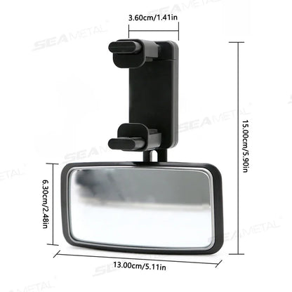 Baby Mirror Car Interior Rear View Mirror Clip Rear Facing Mirrors For Auto Safety Driving Kids Baby Monitor Angle Adjustable