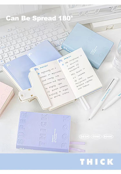 Notebook Color Brick Notebook High Appearance Thickened Portable Handbook Student Specific Mini Pocket Small Notebook Blank Note