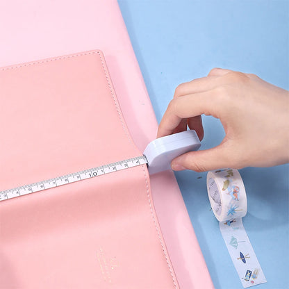 Deli Measuring Tape 1.5M Portable Leather Soft Ruler Double Scale (CM/Inch) линейка for Office School Home Stationery Supplies