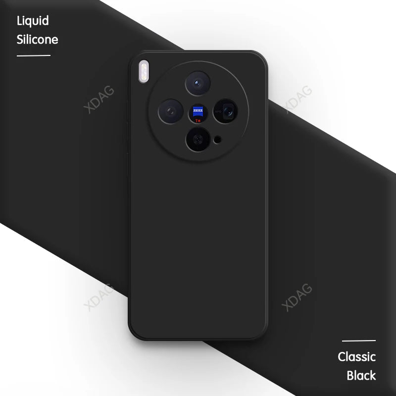 Soft Silicone Classic Case for VIVO X300 5G X300 Pro 5G Original Square Liquid Camera Protection High Qualtiy X300Pro Back Cover