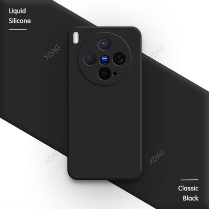 Soft Silicone Classic Case for VIVO X300 5G X300 Pro 5G Original Square Liquid Camera Protection High Qualtiy X300Pro Back Cover