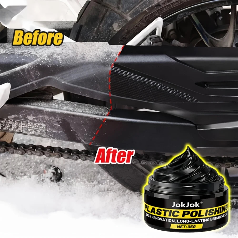 All-in-One Plastic Polishing Paste | Interior Scratch Repair Paste, for Repairing Plastic Oxidation Discoloration and Restoring