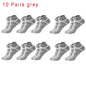5 Pairs High Quality Socks Men Summer Outdoor Casual Cotton Socks Short Breathable Black Ankle Socks Run Sports Socks Size 38-45