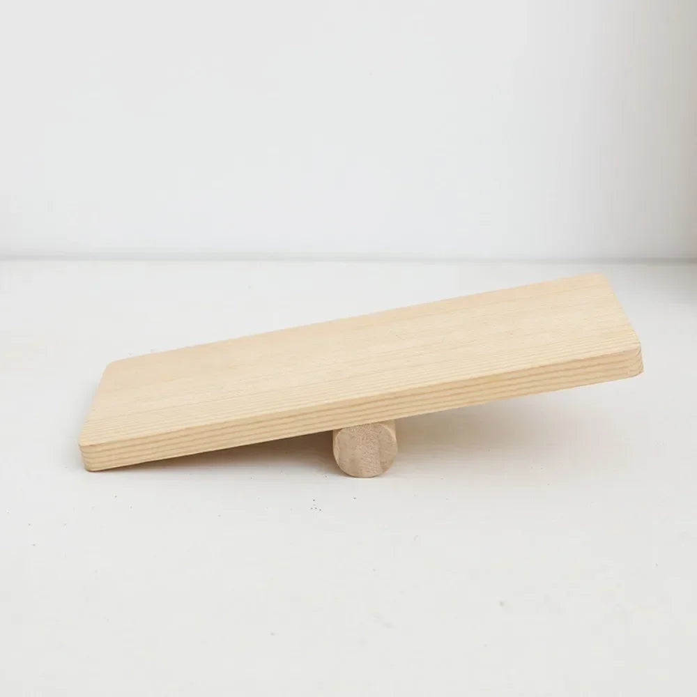 Pet Hamster Wooden Seesaw Climbing Platform Bridge for Small Pet Squirrel Hamster Rabbit Hammock Pet Bird Cage Parrot Swing Toy