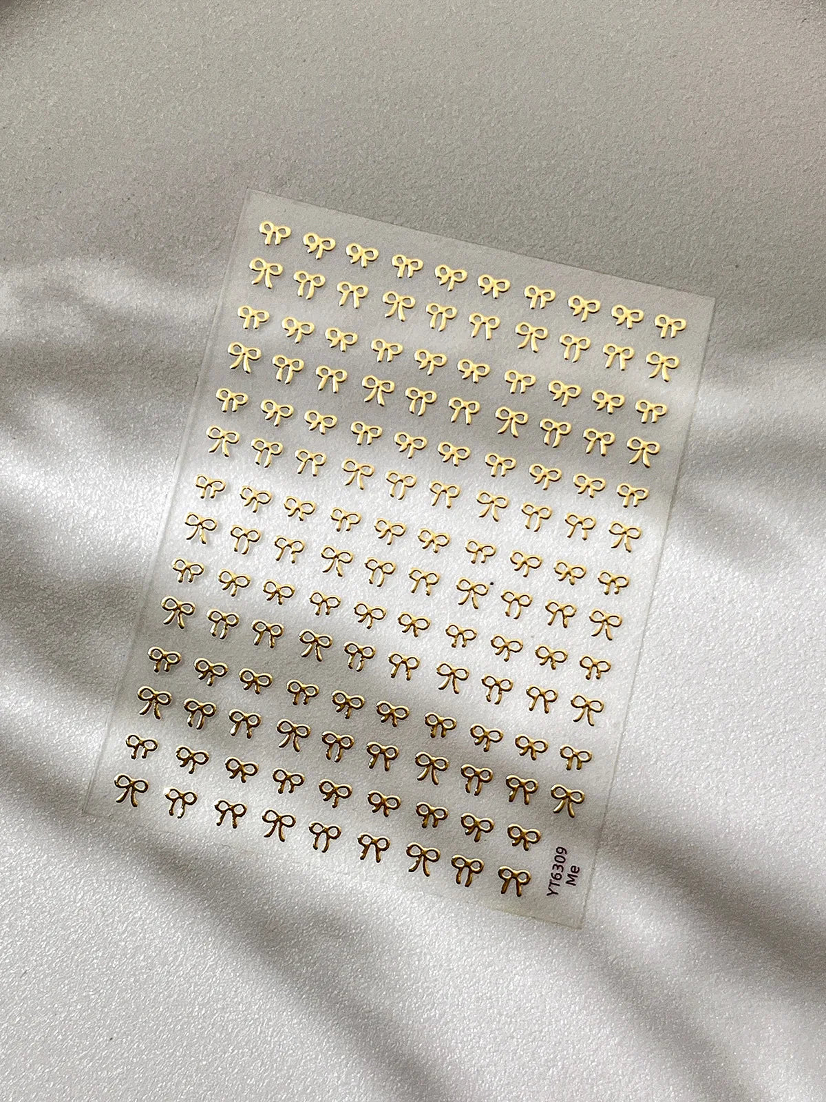 Embossed Colorful Bows Nail Art Stickers Sweet Laser Gold Silver Bowkonts Self Adhesive Nail Art Stickers Decoration Decals DIY