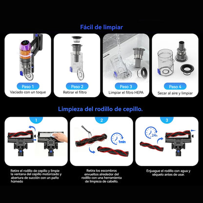 COTIAR R11 500W 50000PA Power Handheld Cordless Wireless Vacuum Cleaner for Home Appliance 1.2L Dust Cup Removable Battery