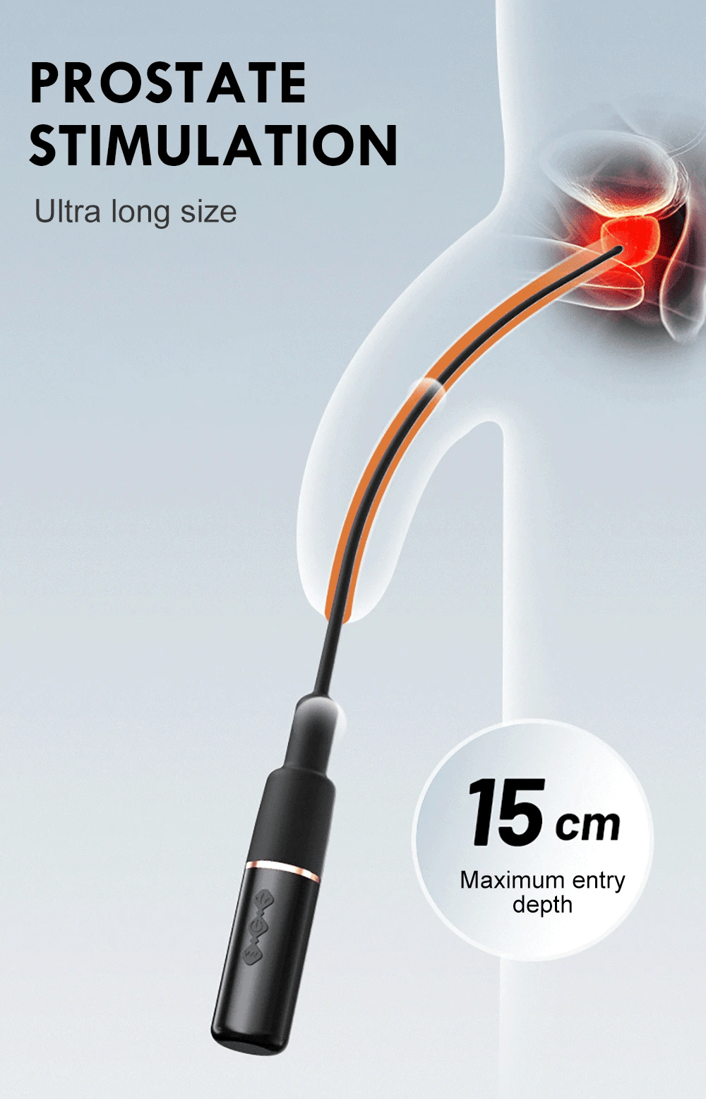 10 Frequency Urethral Vibrator Catheter Penis Plug Sex Toy for Men Vibrating Urethral Plug Penis Insertion Urethra Sound Dilator