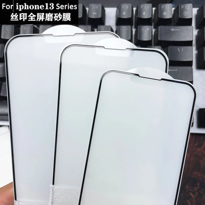 1-3Pcs Anti Fingerprint Frosted Matte Screen Protector for iPhone X XS 11 12 13 Mini 14 15 16 17 Air Pro Max Plus Tempered Glass