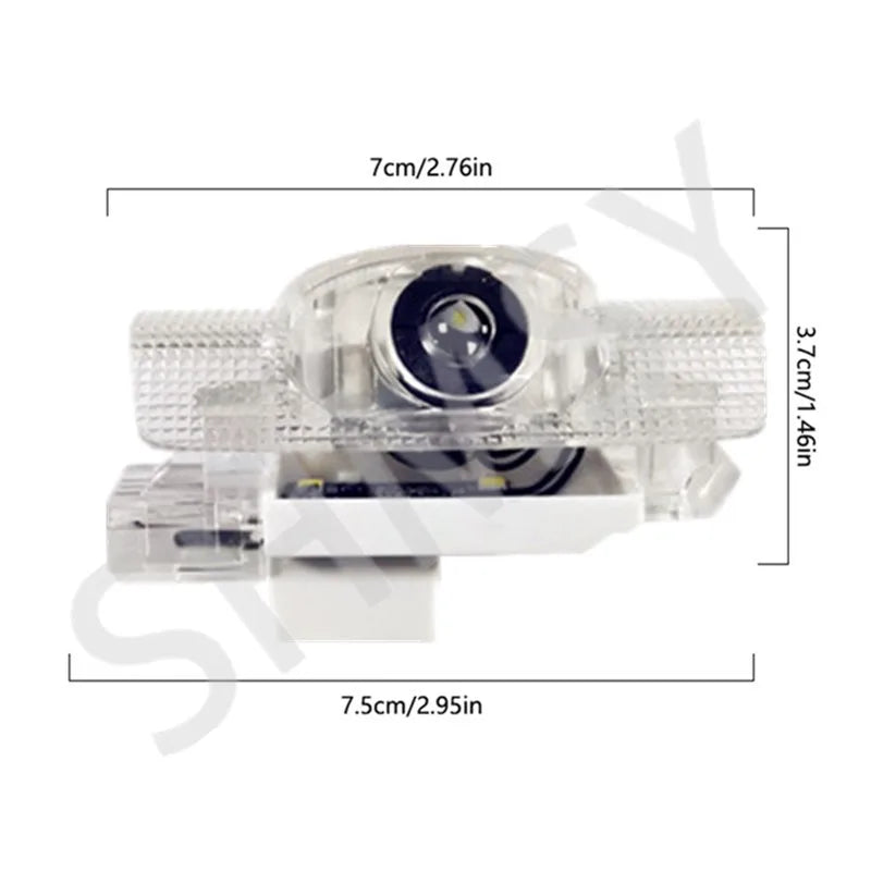 2X LED Car Door Projector Welcome Ghost Shadow Light Accessories For Lexus IS IS250 IS300 IS350 2006 - 2020 2021 2022 2023 2024