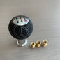 Tiypeor Gear Shift Knob Suede Leather Car Gear Shift Head Manual Gear Shifter Stick