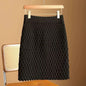 Autumn and Winter New Loose and Slimming Casual Versatile Knitted Base Elegant Skirt Covering Buttocks A-line Skirt for Women