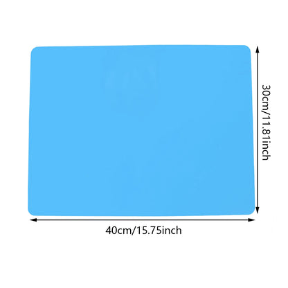 1PC Silicone Table Mat Pink Blue Resin Molds Waterproof Placemat Table Mat for DIY Jewelry Making Supplies Countertop Protector