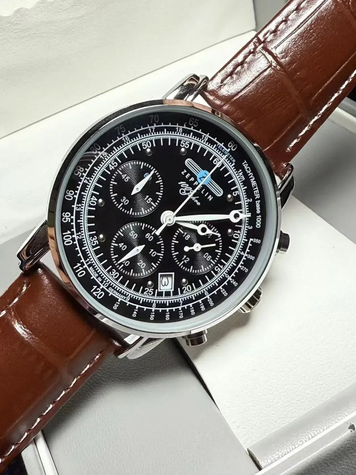 Zeppelin Airship Automatic Mens Watch Retro Business Commemorative Gift Fashion Leisure Timepiece Case New Watch