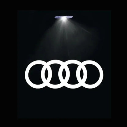 2pcs Car For QUTTRO Audi Sline A1 A3 A4 A5 A6 A7 Q3 Q5 Q7 TT B5 B6 B7 8P 8V 8P 8L S3 S4 Door logo Welcome Light Accessories