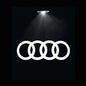 2pcs Car For QUTTRO Audi Sline A1 A3 A4 A5 A6 A7 Q3 Q5 Q7 TT B5 B6 B7 8P 8V 8P 8L S3 S4 Door logo Welcome Light Accessories