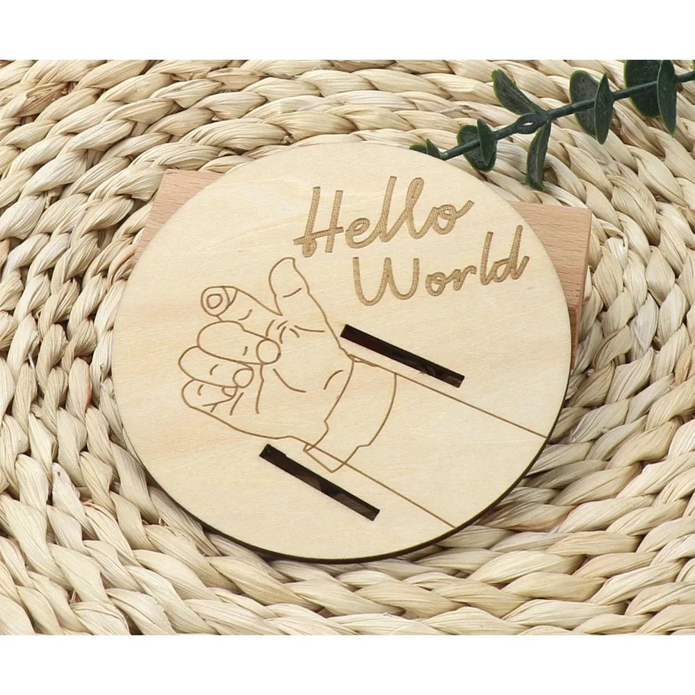 Newborn Hospital Engraved Keepsake Holder Personalized Baby Gift Memorial Pregnancy Wristband for Mother's Day & Father's Day