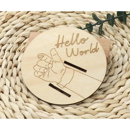 Newborn Hospital Engraved Keepsake Holder Personalized Baby Gift Memorial Pregnancy Wristband for Mother's Day & Father's Day