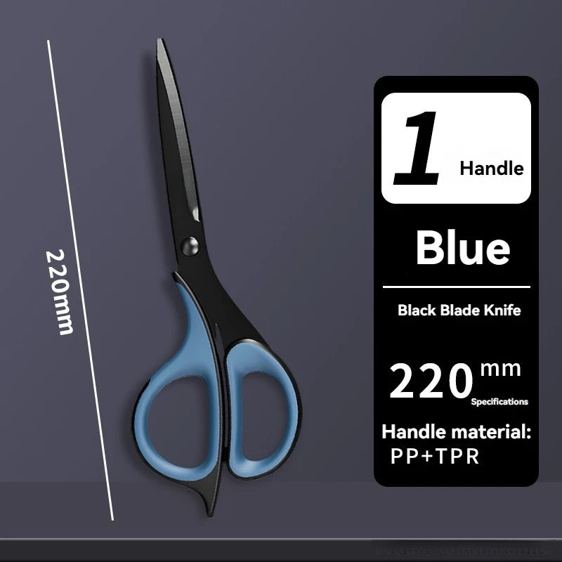 Deli-Stainless Steel Anti-Stick Scissors, Alloy Stationery, School Supplies, Office, Student, DIY, Hand Craft, 175mm