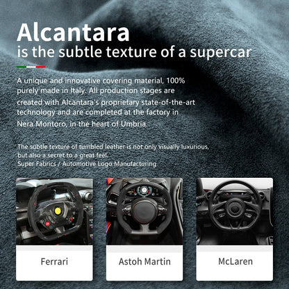 Full Coverage Magnetic Case For IPhone16 Pro 17 15 14 13 12 for ALCANTARA Magsafe Artificial Leather Supercar Suede Phone Cover