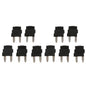 Automotive Air Conditioning Diode Fuse Reliable 5pcs Black Plastic Mini Relay for Car AC Compressor Electric Spare Parts