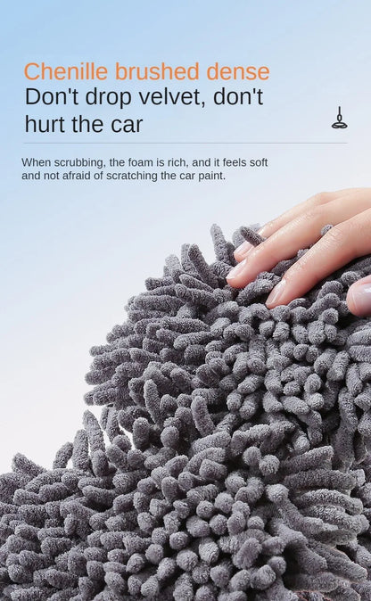 LEIBOO Car Cleaning Wash Multipurpose Kit Microfiber Brush Mop Sponge Wipe Auto Home Tools Universal Clean Accessories