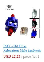 Universal 13 Rows Oil Cooler Kit + Oil Filter Sandwich Adapter + Nylon Stainless Steel Braided An10 Hose W/ PQY Sticker+Box