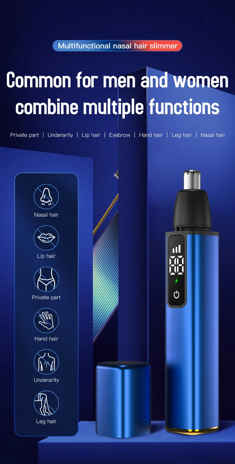 Mijia Smart Electric Nose Hair Trimmer 3 Gear High Speed Motor Portable Shaver Nose Hair Clipper Trimmer For Men and Women