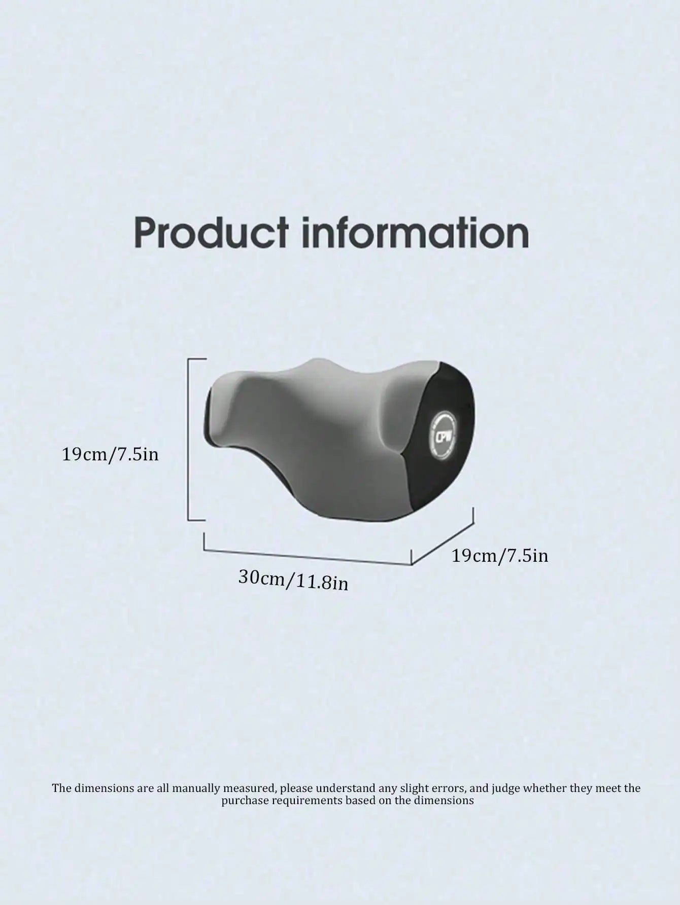 1pc Car Headrest, Neck Pillow for Preventing Neck Tilting, In-car Supplies, Side Support for Adults, U-shaped Memor