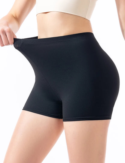 Women Safety Panties Boxer Shorts Female Ladies Traceles Underwear Woman Underpants Panty Pants Black Beige Protective Boyshorts
