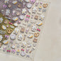 Colorful 5D Happy Birthday Nail Art Sticker Cake Candle Numbers Musical Note Cute Bear Stars Cherry Self Adhesive Manicure Decal