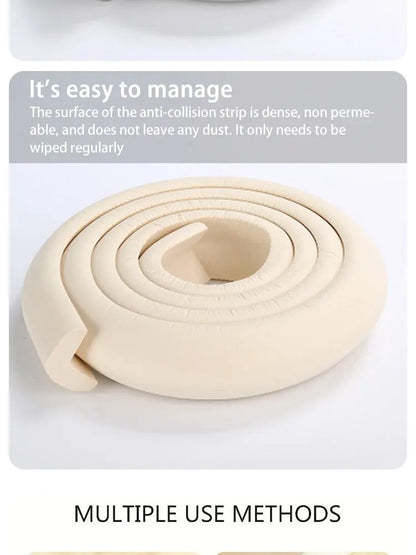 2M Child Bumper Strips Baby Safety Bumper Strips Table Safety Edge Coffee Table Corner Protection Strips
