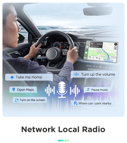 Junsun Wireless CarPlay Android Auto Car Radio for Renault Clio 4 2012- 2017 2 DIN Multimedia Stereo with Built-in Cooling Fan GPS Navigation SWC Bluetooth FM RDS DSP IPS Screen Car Intelligent Systems 4G WiFi 8 Core