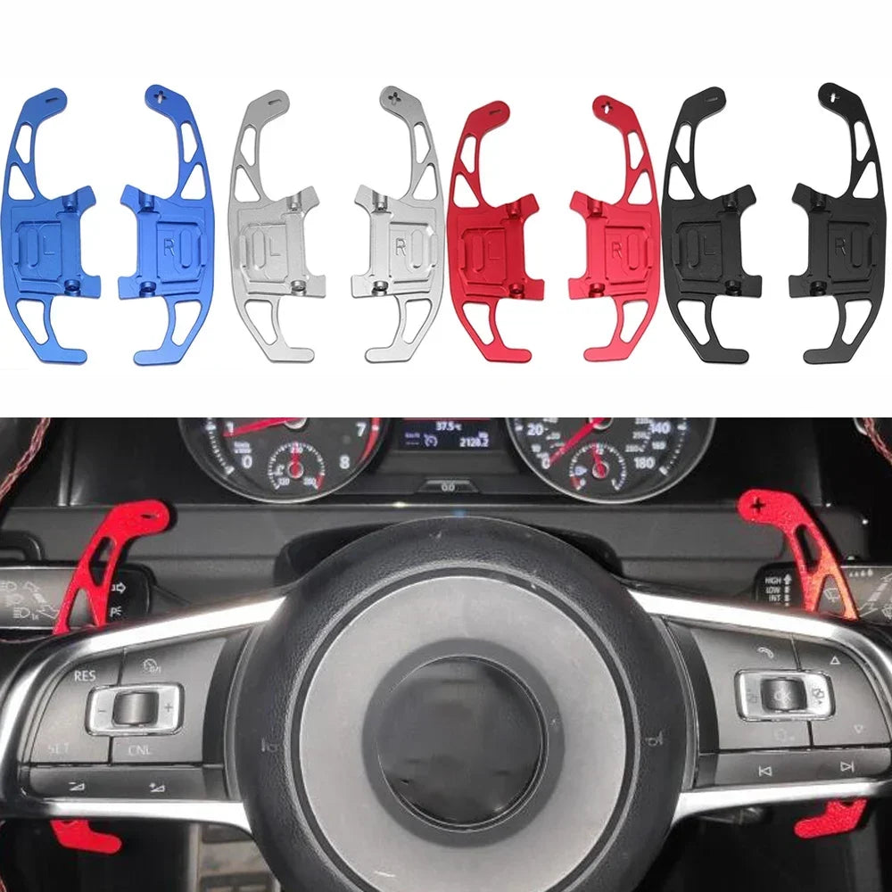 For Volkswagen Golf MK7 Polo GTI/GTD/GTE/R R-line Pair Car Steering Wheel Shift Paddle Extend DSG Gear Shifter Paddle Extension