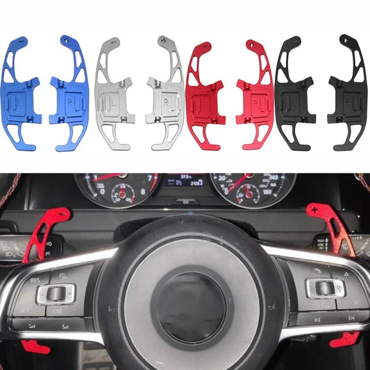 For Volkswagen Golf MK7 Polo GTI/GTD/GTE/R R-line Pair Car Steering Wheel Shift Paddle Extend DSG Gear Shifter Paddle Extension