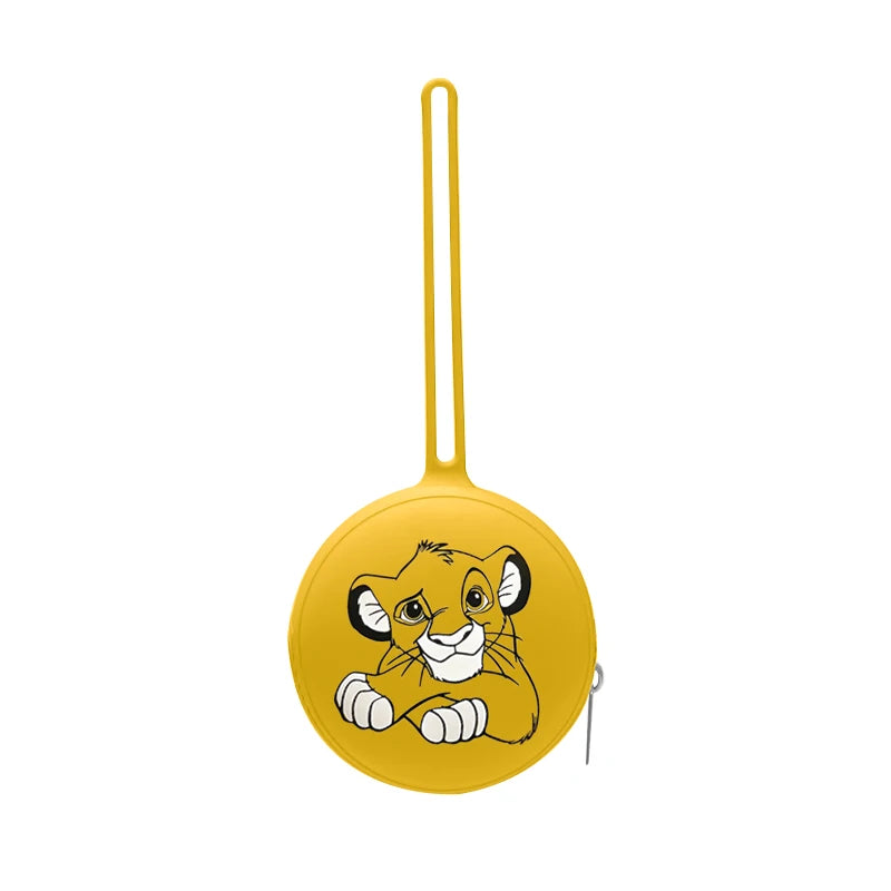 Cartoon Silicone Nipple Storage Bag  Kids Pacifier Holder Portable Silicone  Food-Grade Pendant DIY Accessories Baby Toy Gift