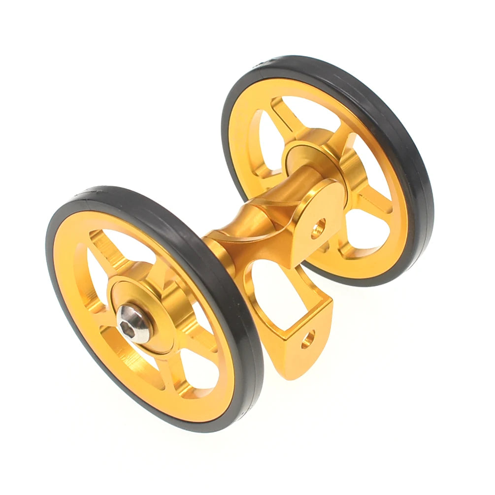 TWTOPSE dviračio lengvoji padanga sparnų ratukas, skirtas Brompton sulankstomam dviračiui, purvasaugio ratas, dvigubas AL7075 CNC A C linija 77g 60mm
