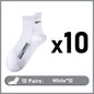 10/20Pairs High Quality Men's Socks Casual Breathable Cotton Man Run Sports Socks Spring Autumn Male Sox Gifts Plus Size 38-45